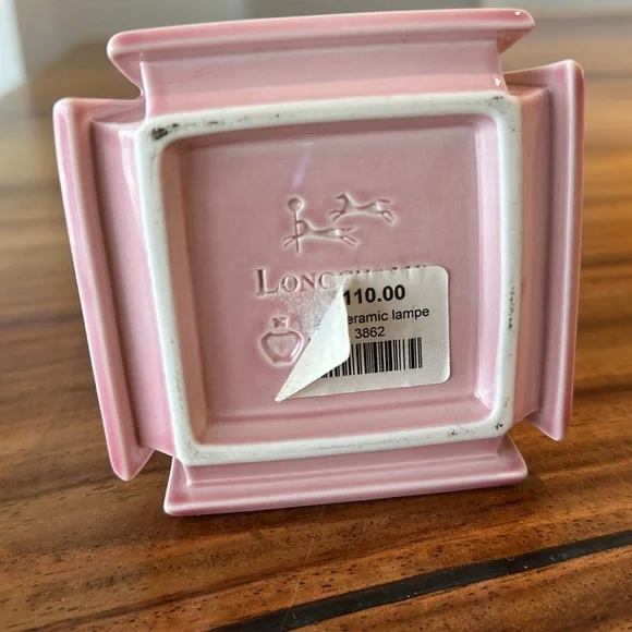 Longchamp Pink Ceramic Berger Lamp Diffuser - Picture 6 of 7